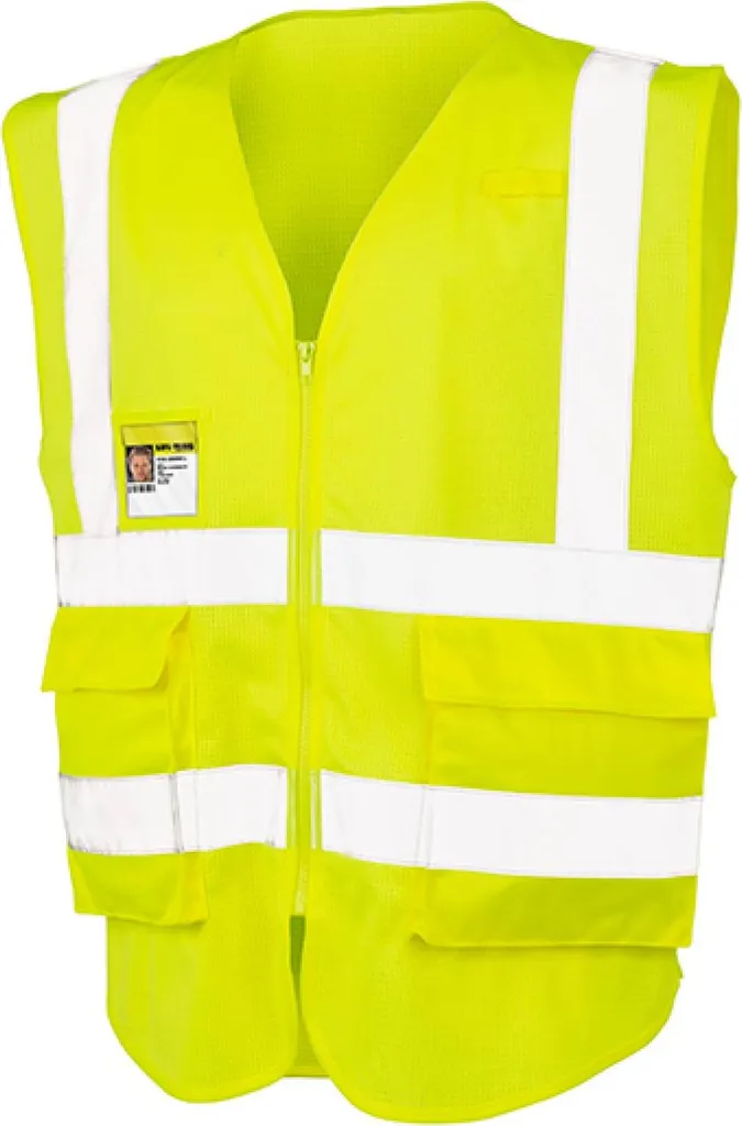 Gilet Professionale Safe-Guard R479X Giallo 3XL: Sicurezza e Aria Fresca