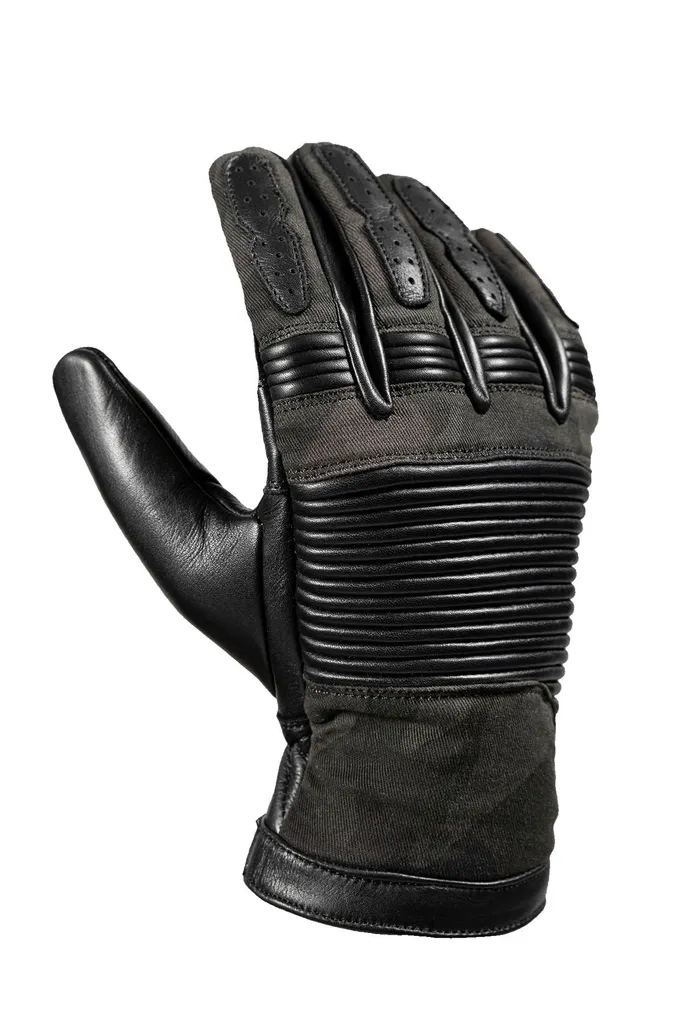 Gants de moto en cuir John Doe Durango-XTM Camo M résistants à l'abrasion
