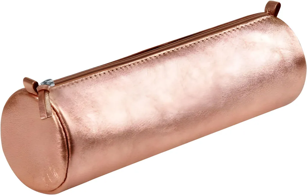 Clairefontaine Cuirisé Copper Pencil Case: Accessorio Pelle Iridescente