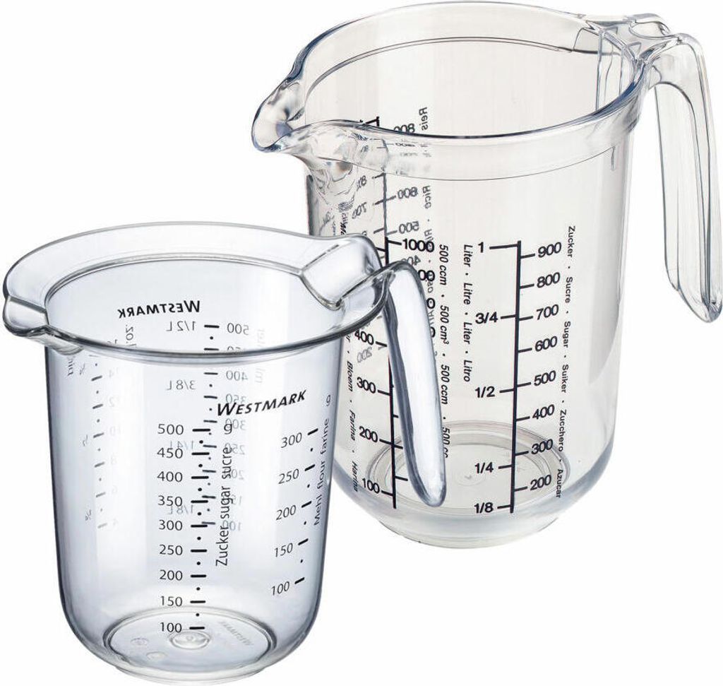 Westmark Set 2tlg., Messkannen 0,5 l und 1 l Gerda,1 x Produktbild 