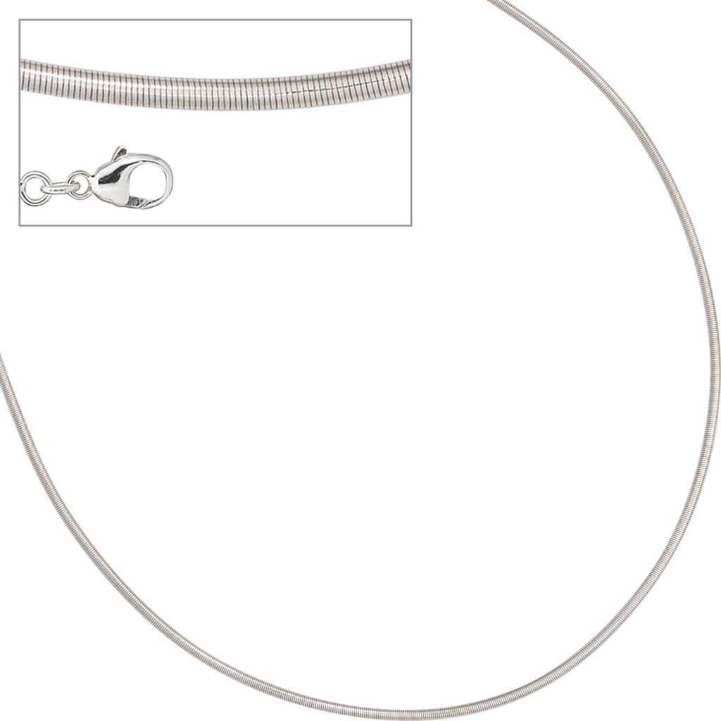 JOBO Halsreif 925 Sterling Silber rhodiniert 1,8 mm 45 cm Produktbild 