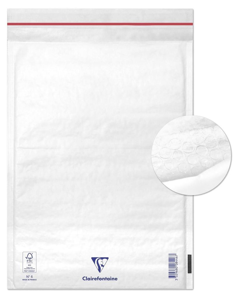 Clairefontaine Luftpols 220x330 Kraft ws 90g Pk 10