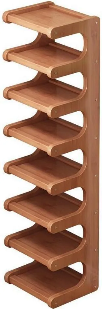 Meuble chaussures couloir étagère en bois grand format pour entrée