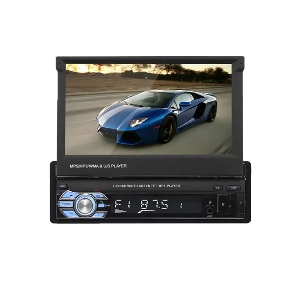 Autoradio avec écran escamotable 7 pouces et CarPlay sans fil - RK-710