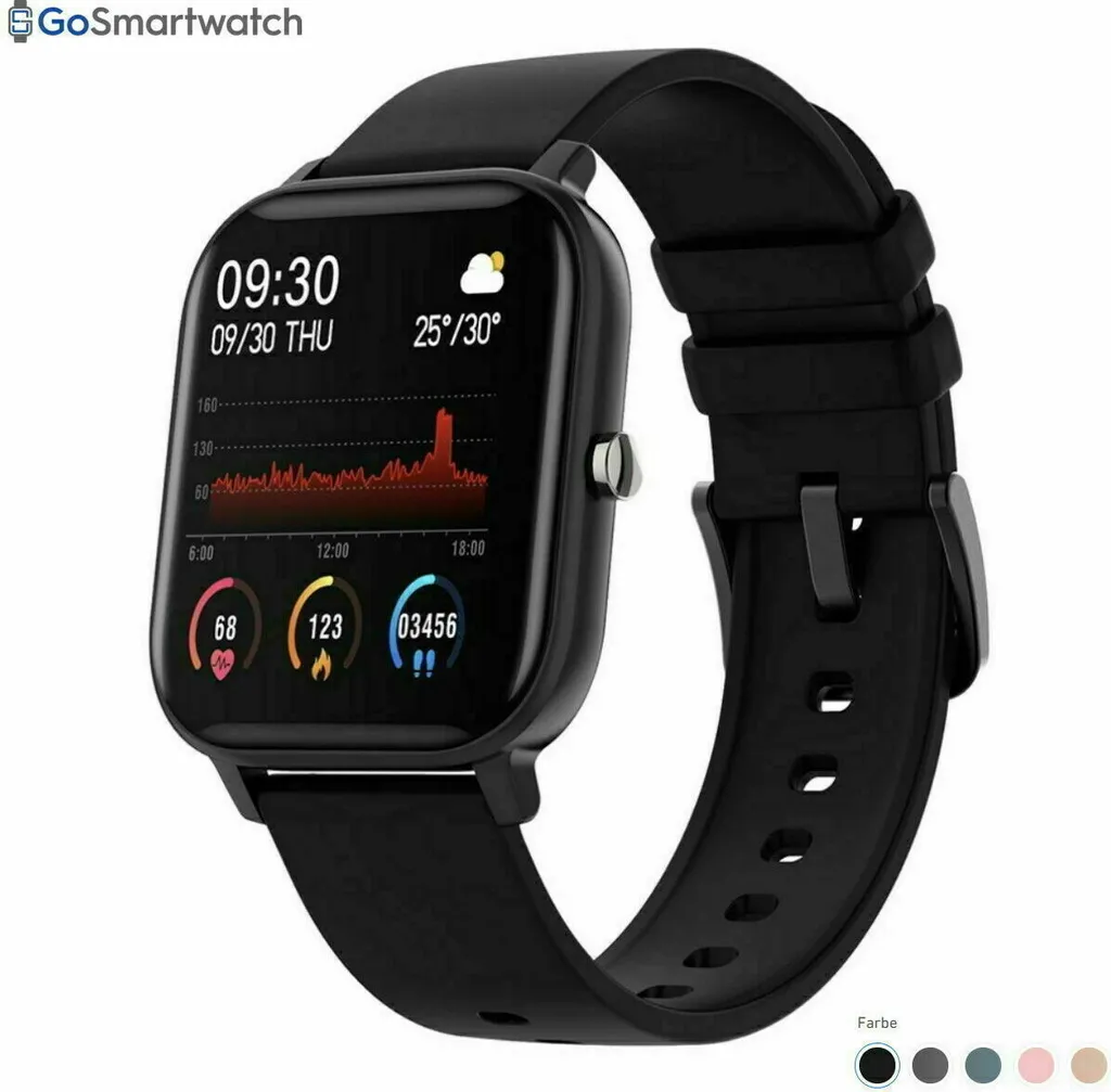 Montre connectée GOSMARTWATCH PRO compatible Android et iPhone bleue - 5