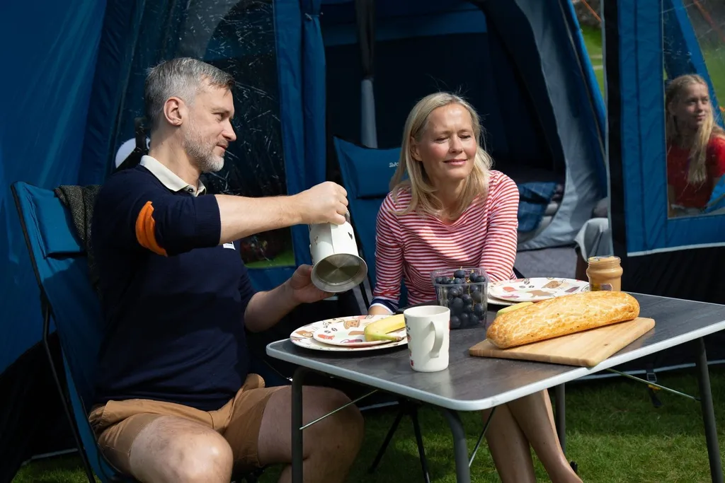 Table Vango Birch 80 - Table de Camping Pliante Châssis Aluminium Robuste - 2