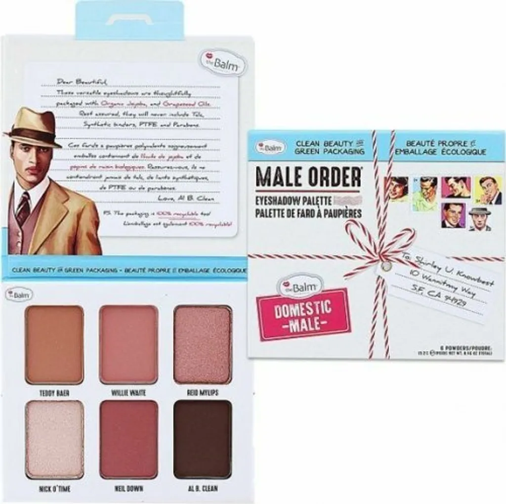Palette d'ombres à paupières hautement pigmentée Male Order 13.2g