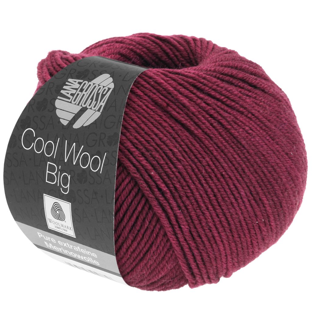 Lana Grossa Cool Wool Big 1000 Burgund 50g Produktbild 