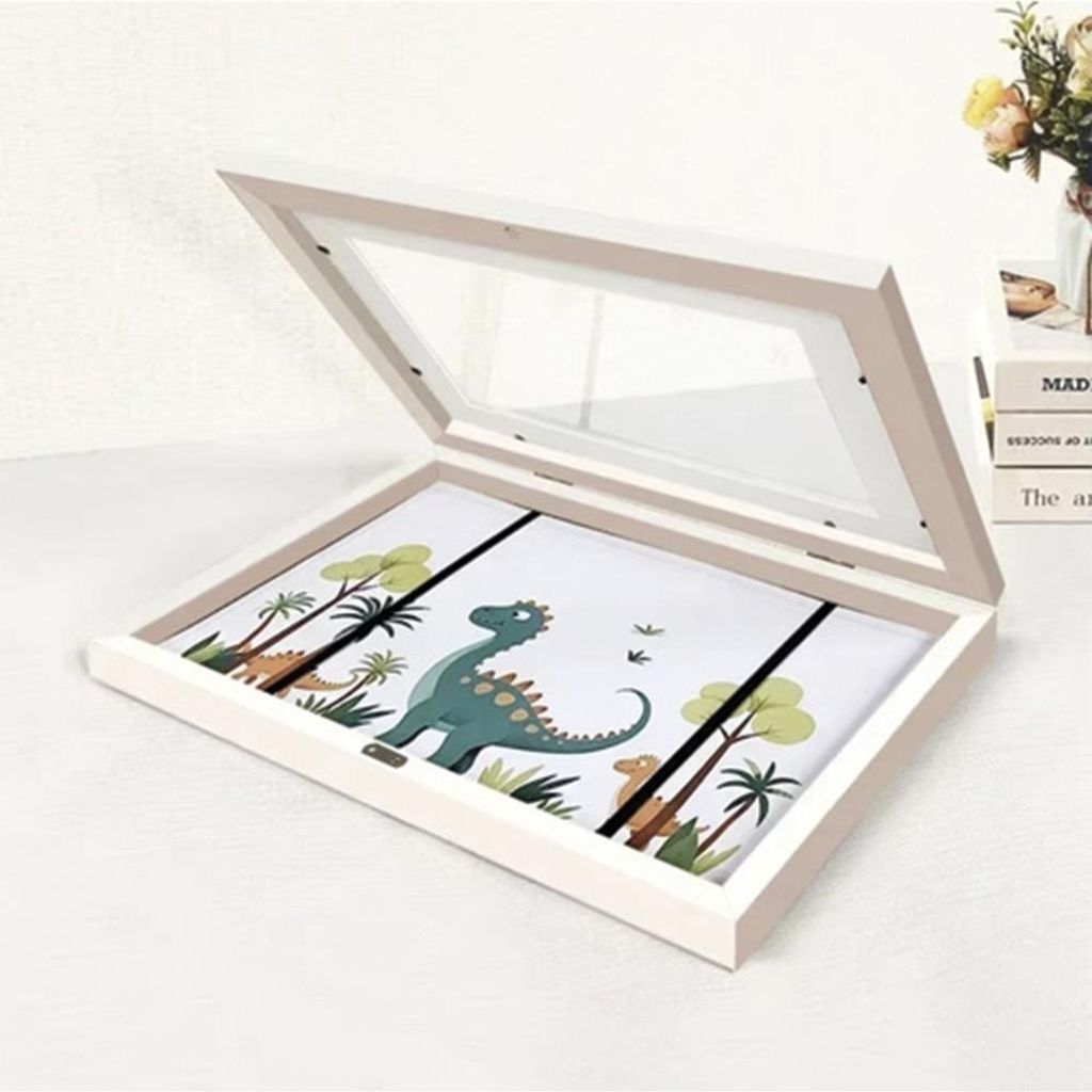 Umelecký fotorámik 33×24×3 cm, A4, biely Obrázok produktu 