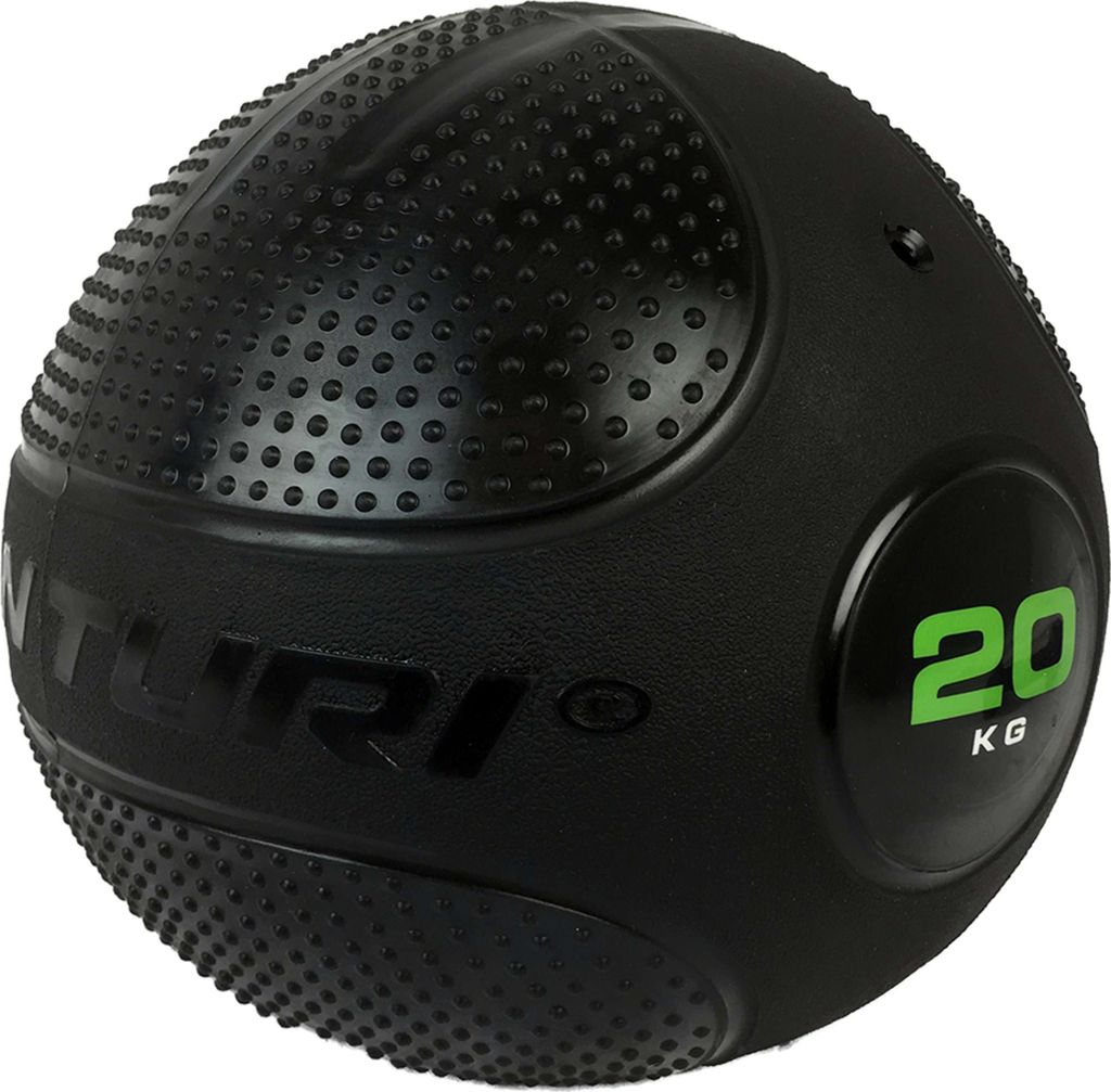 Tunturi Slam Ball, Medizinball in Gewichten von 20 kg, Krafttraining mit Gewichtsball und Functional Training