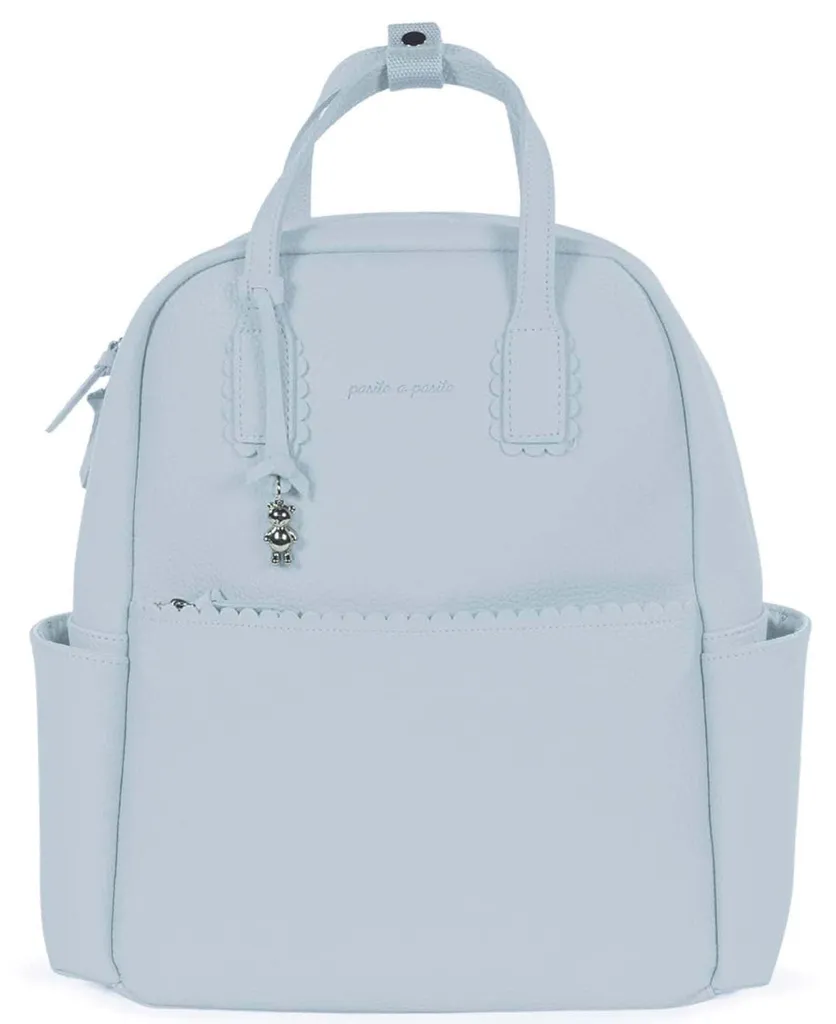 Sac à dos à langer Icon Pasito a pasito - Bleu élégant 35 x 38 cm
