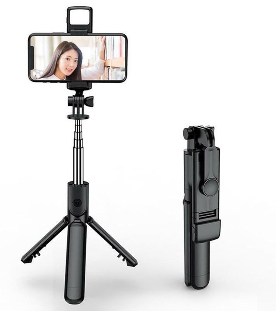 Izoxis 21234 Selfie tyč, stativ s Bluetooth ovladačem 60 cm Obrázek produktu 