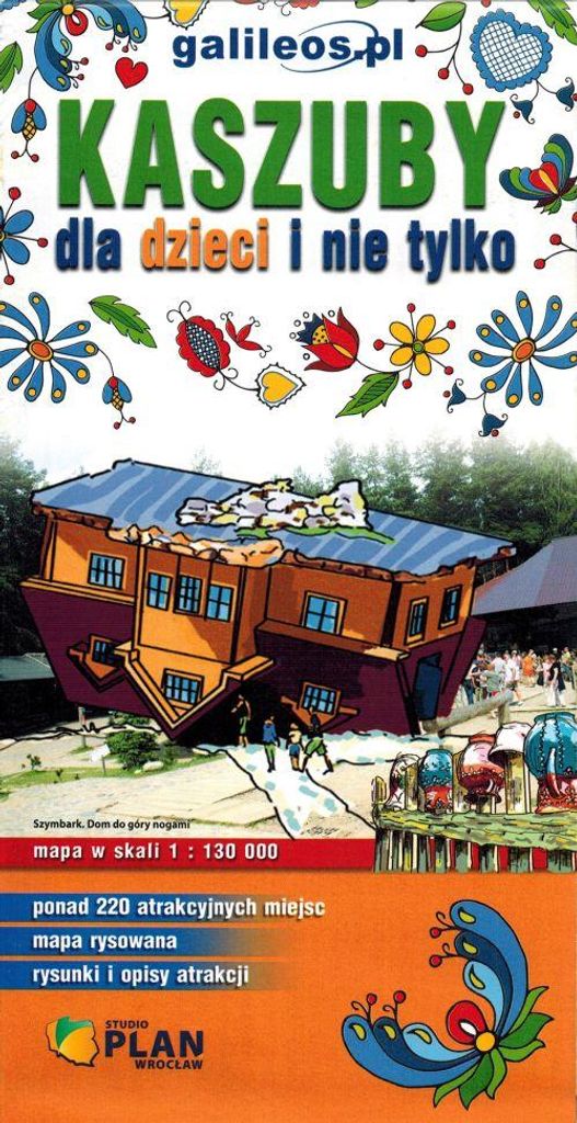 Kaschubien für Kinder und mehr. Touristenkarte. Galileos