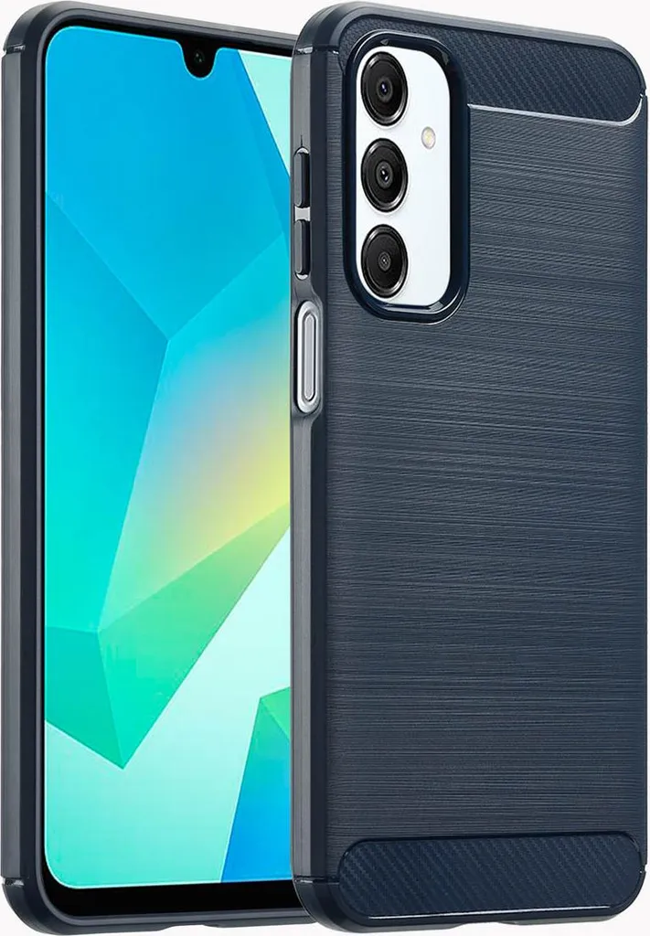 Offerta Cover Samsung A16 Blu Scuro Spazzolata imoshion - Acquista