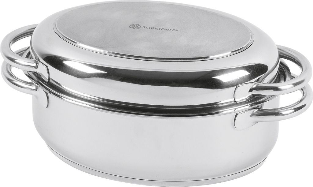 Schulte-Ufer Multi-Bräter 30 cm, 5 l, Edelstahl, Edelstahl, Produktbild 
