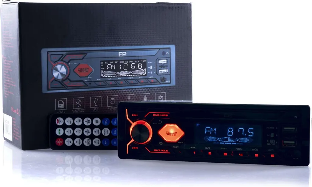 Autoradio Bluetooth Einparts : fini les câbles avec l'USB et le SD LED