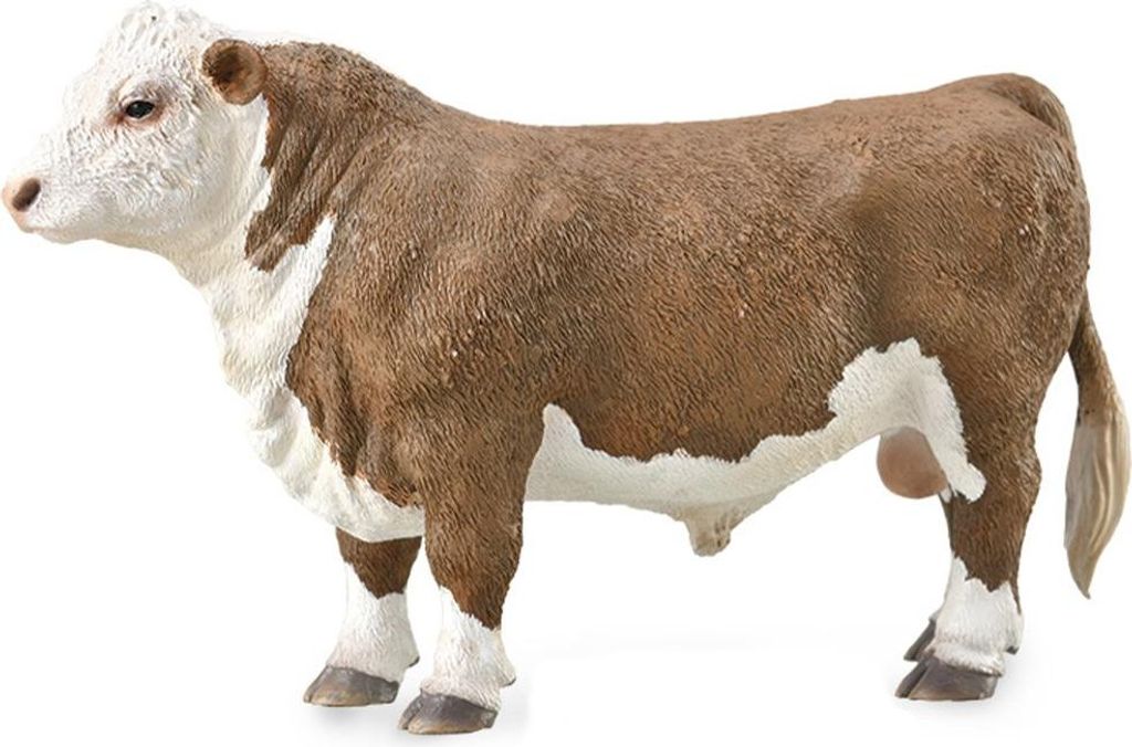 spielfigur Stier braun/weiß 13 x 8 cm Produktbild 