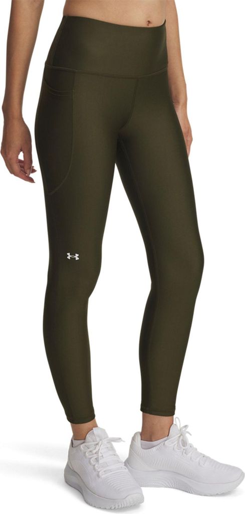 Under Armour Tech hoge leggings, groen, maat L / reguliere Productafbeelding 