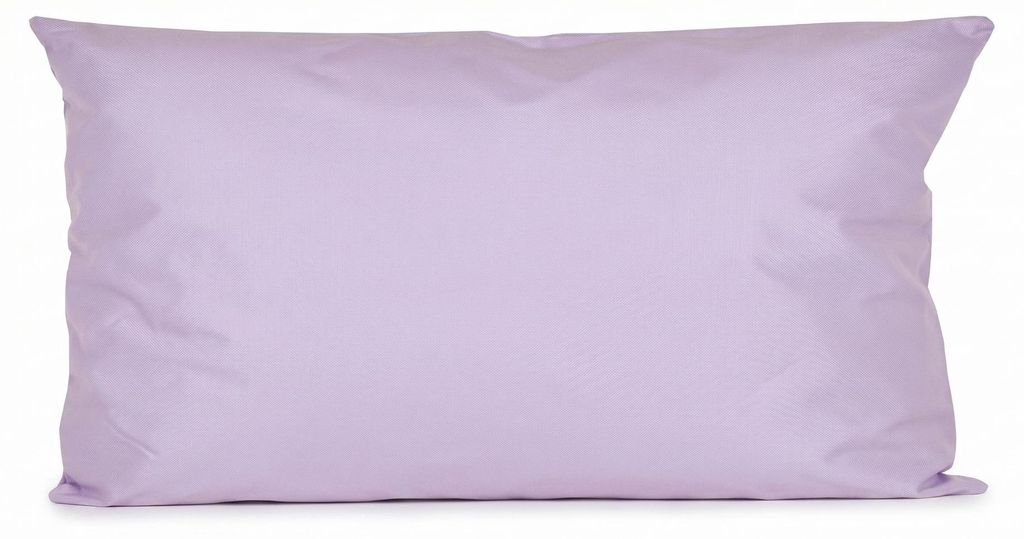 Outdoor Lounge Kissen 30x50cm Dekokissen inkl. Füllung Wasserfest Lotus Effekt, Farbe:Flieder