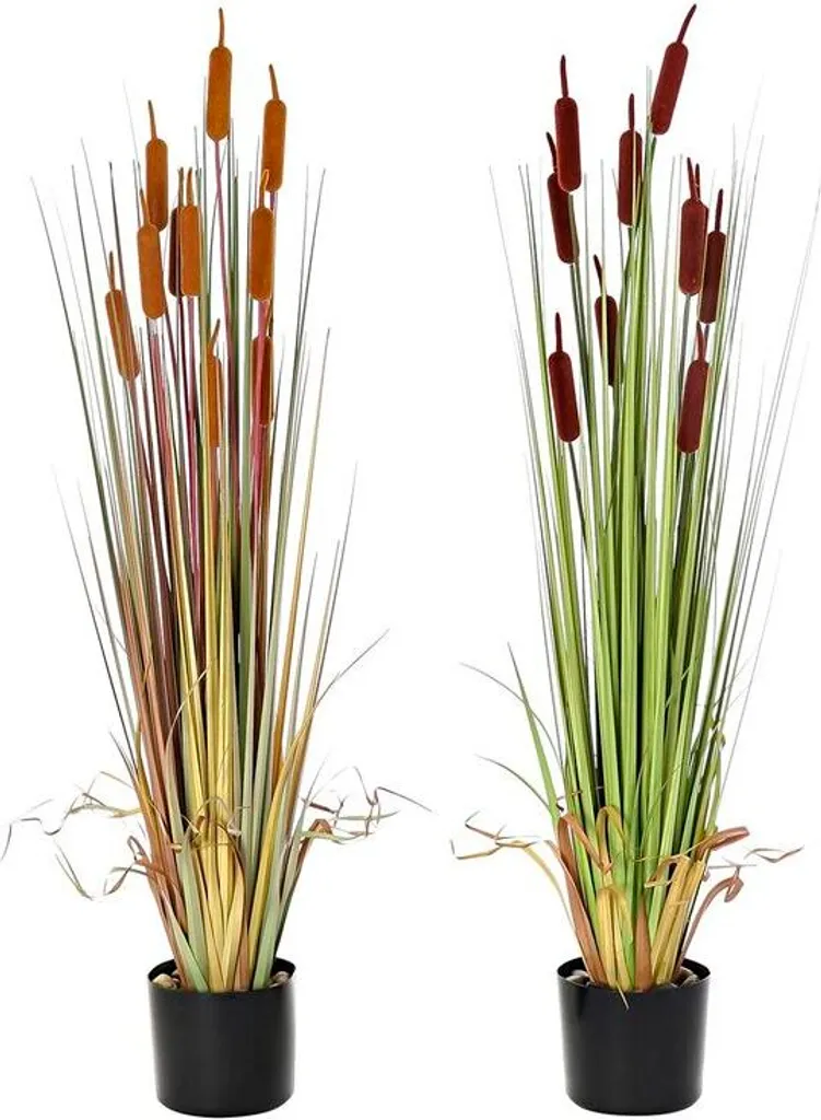 Plante Artificielle Design Bordeaux 120cm Haute Qualité - Set de 2 Unités