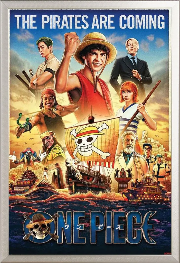 Acquista Poster One Piece Live Action Netflix Cornice Shinsuke Argento
