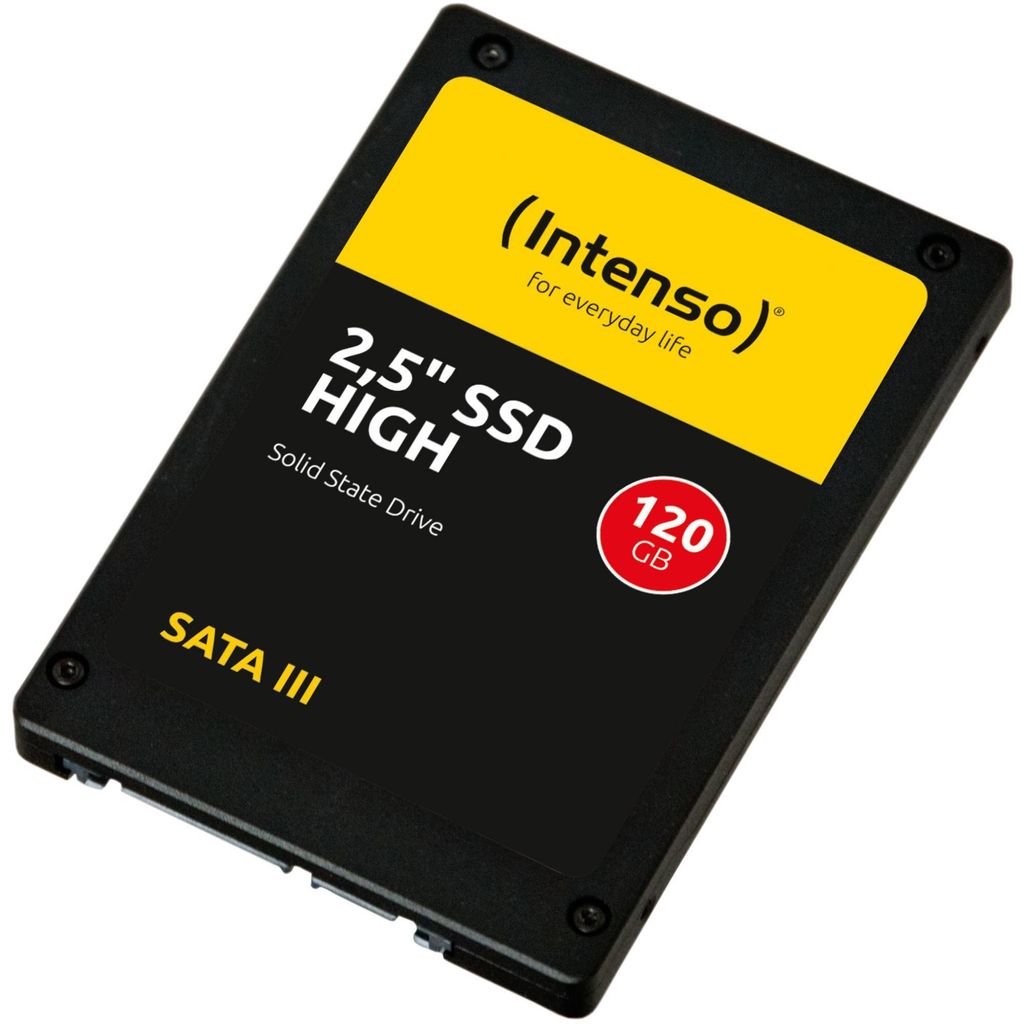 Intenso 2,5" SSD SATA III High Performance 120 GB Produktbild 