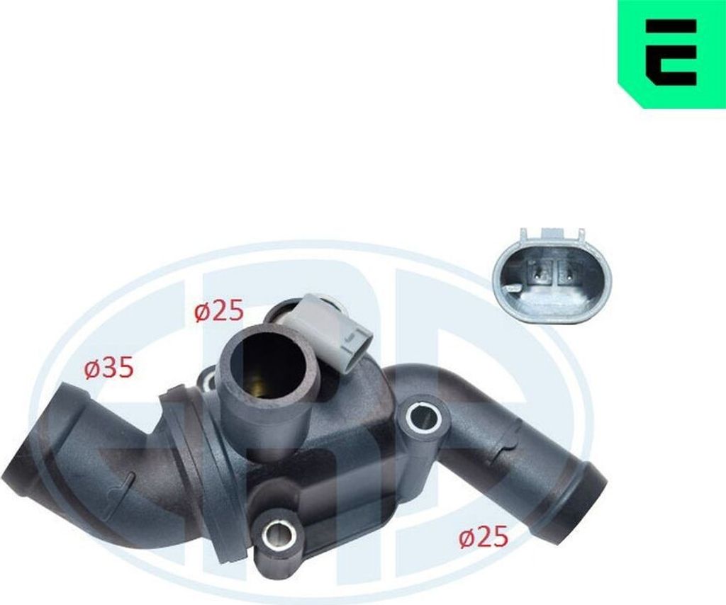 ERA Thermostat Kühlmittel 87°C passend für MERCEDES-BENZ A-Klasse (W169) B-Klasse (W245)