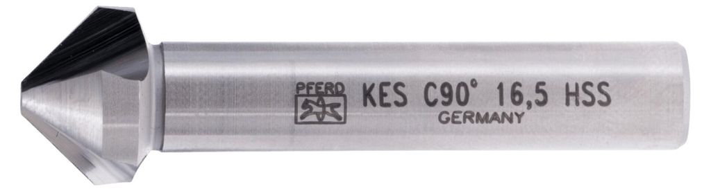 PFERD KES HSS DIN 335 C90° 16,5, Bohrer, Elektro-Mehrzweckwerkzeug, Stahl, Eisenguss, Nicht-eisenhaltiges Metall, Edelstahl, Aluminium, Hochgeschw...