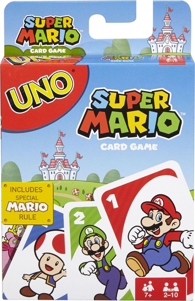 Mattel DRD00 UNO Super Mario Zdjęcie produktu 