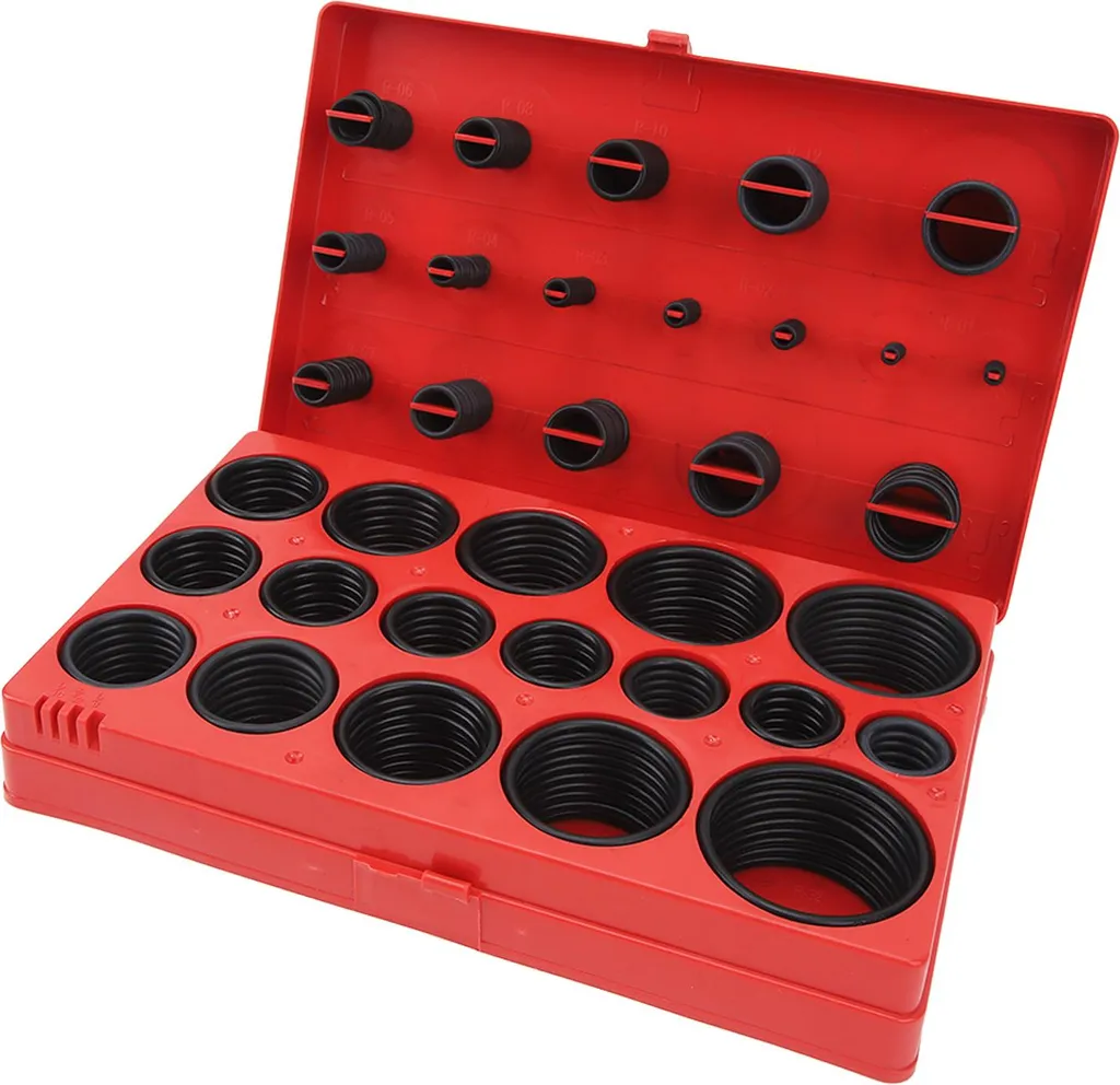Coffret de 419 joints toriques métriques en caoutchouc nitrile NBR noir - 5