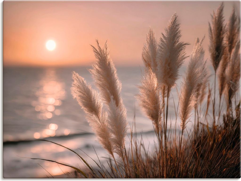 ARTland Leinwandbild Küstenträume im Abendwind Größe: 40x30 cm