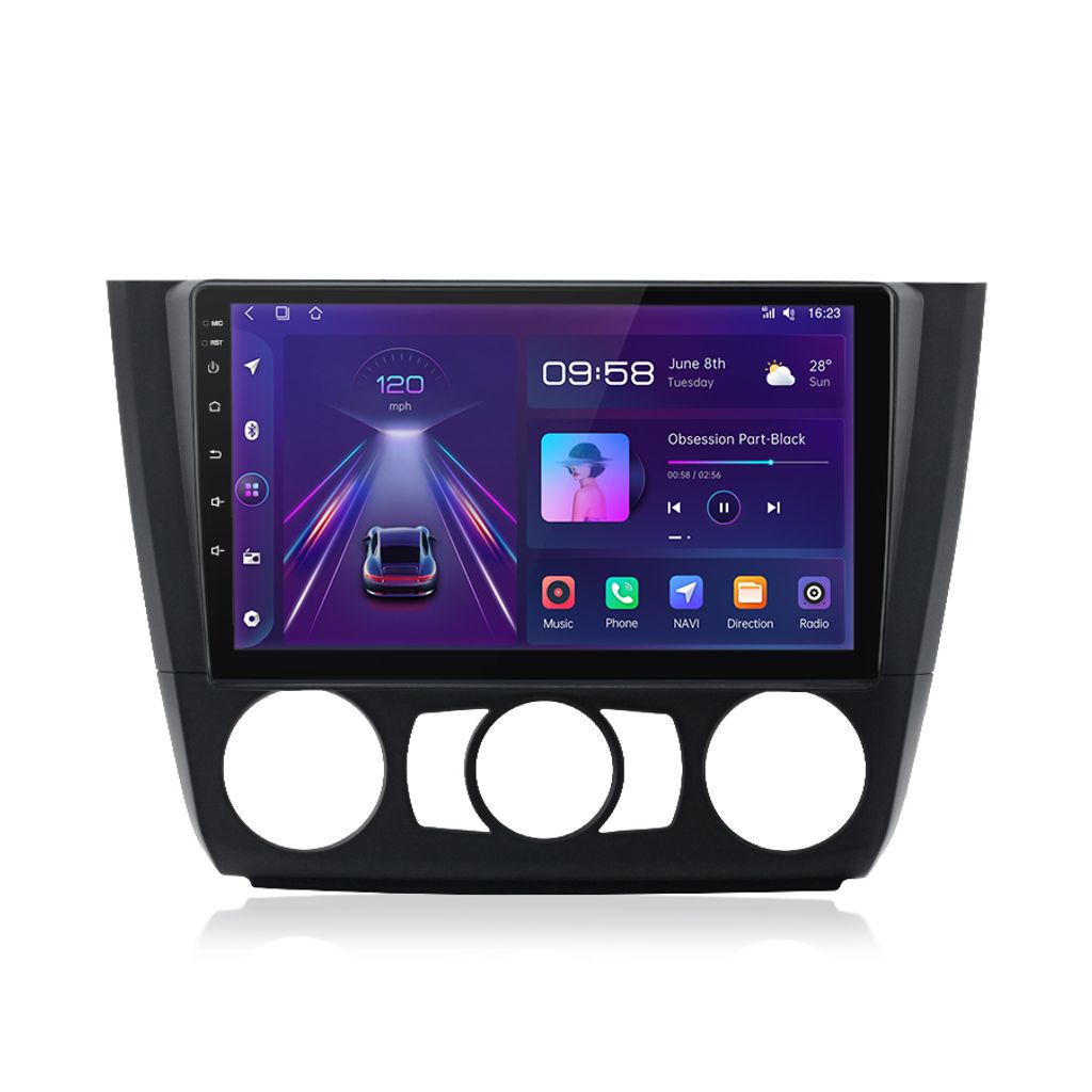 9 Zoll WIFI NAVI Für BMW 1er E81 E82 E87 2004-2011 Obrázok produktu 