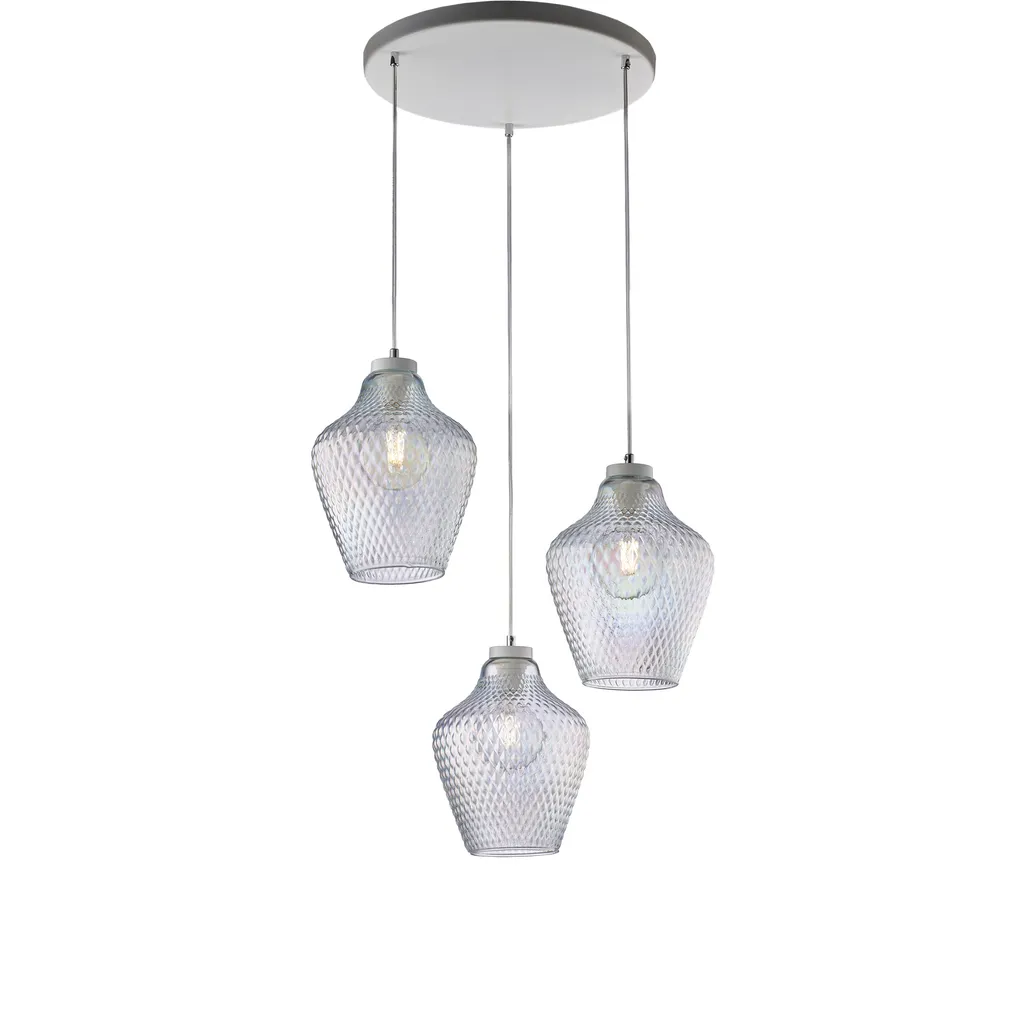 Lustre Maya 3 lumières : optimisez votre éclairage avec style et éclat