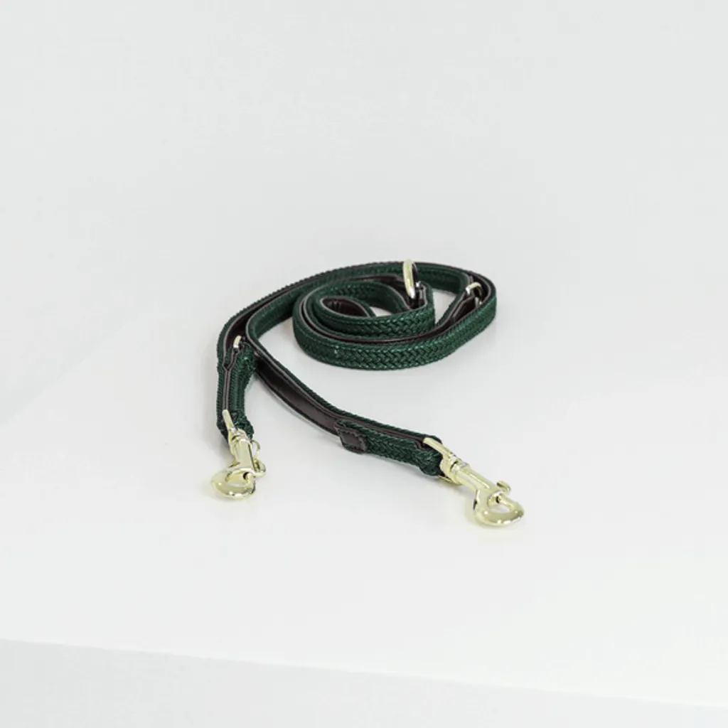 Guinzaglio Regolabile Kentucky Dogwear L - 2m Nylon Verde Oliva Robusto