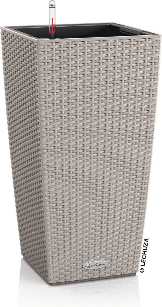 LECHUZA-Pflanzgefäß CUBICO Cottage 30 Sandbraun | Produktbild 
