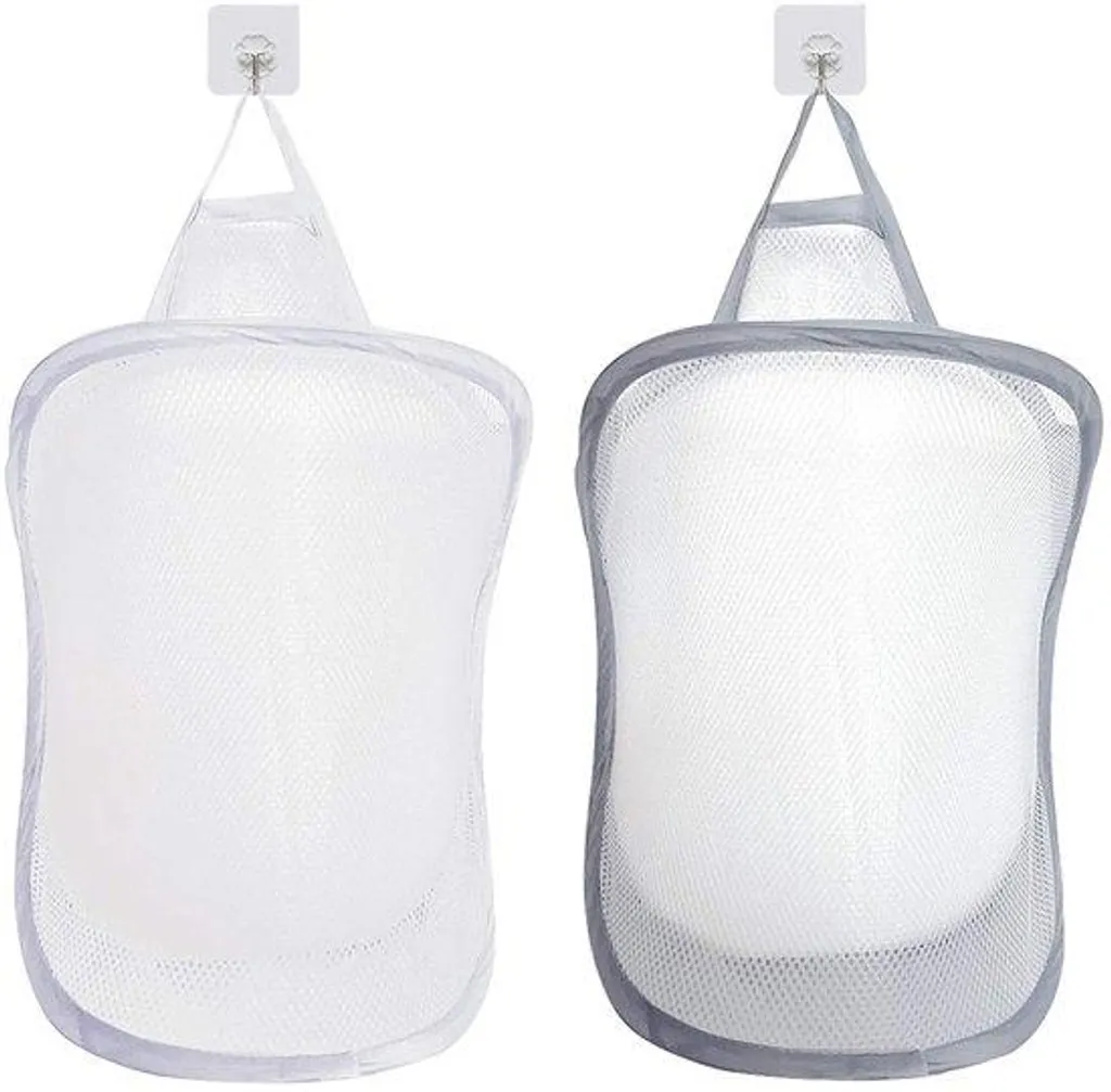 Panier à linge pliable lot de 2 - Fini l'encombrement dans la salle de bain