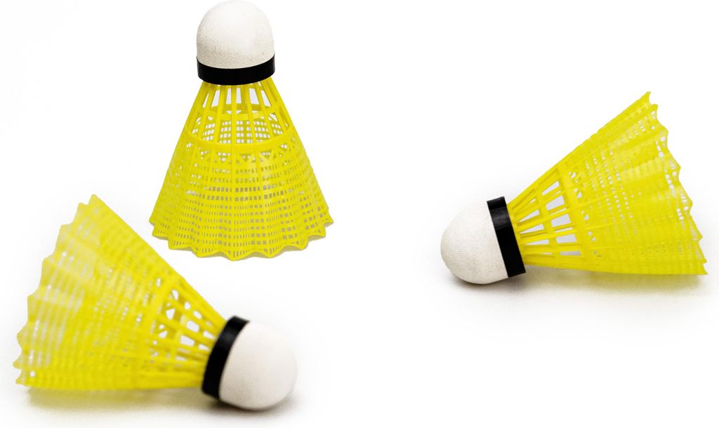 Acra Badmintonbälle NYLON 3 Stück – Freizeit