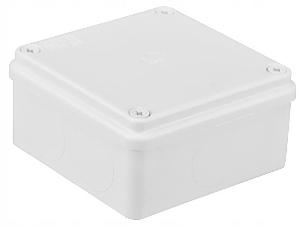 Puszka natynkowa bez dławików biała IP65 100x100x50 PAWBOL Zdjęcie produktu 