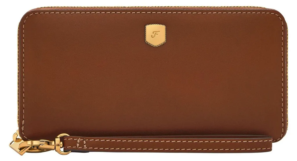 Porte-monnaie Voyage Lennox Zip Continental Brun - Portefeuille Organiseur