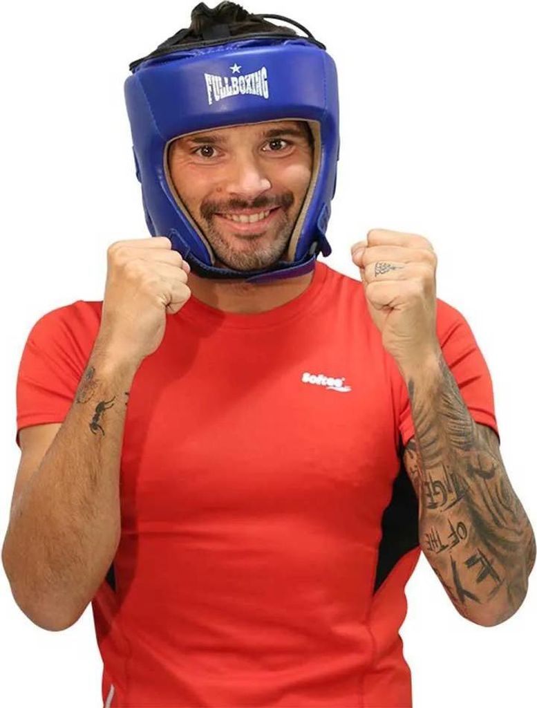 Boxhelm Fullboxing Protect Blau