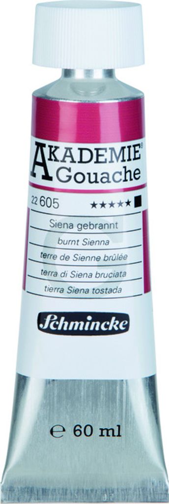 Schmincke 60ml AKADEMIE Gouache Siena gebrannt Gouache 22 605 011