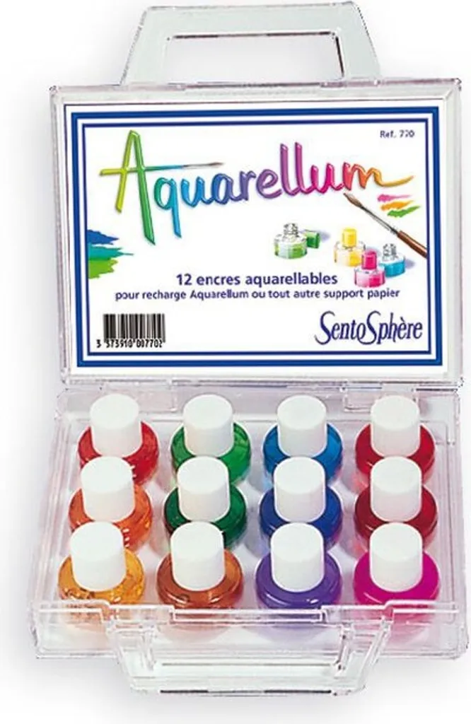 Aquarellum Peinture Magique Coffret 12 Couleurs pour Réussir ses Dessins
