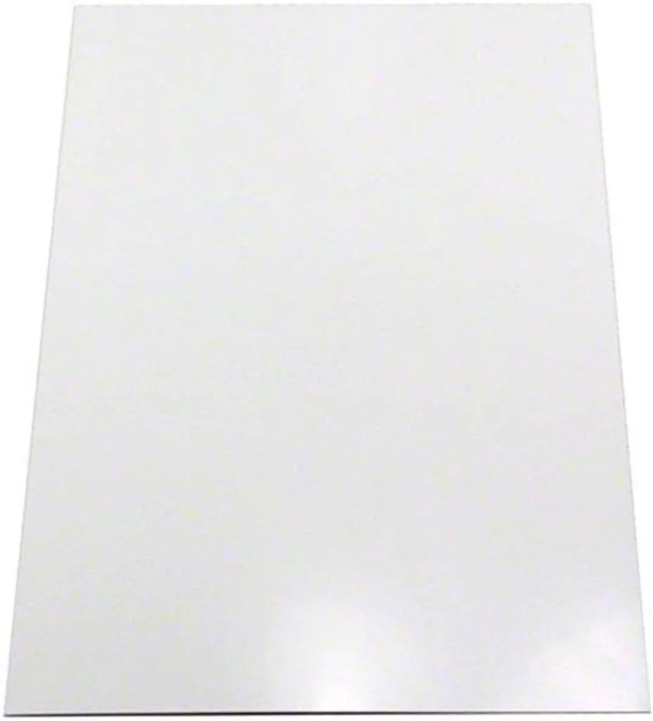 Autocollant Aspirateur Blanc Haute Brillance - Vinyle Adhésif Résistant