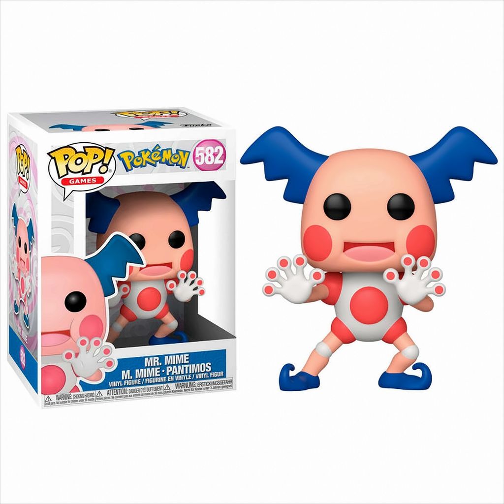 Pokemon - Mr. Mime Pantimos 582 - Funko Pop! - Vinyl Figur Produktbild 