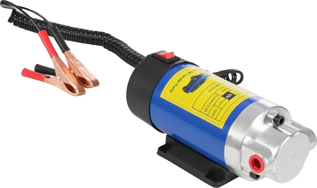 Pompe de vidange électrique 12V extracteur d'huile moteur compact