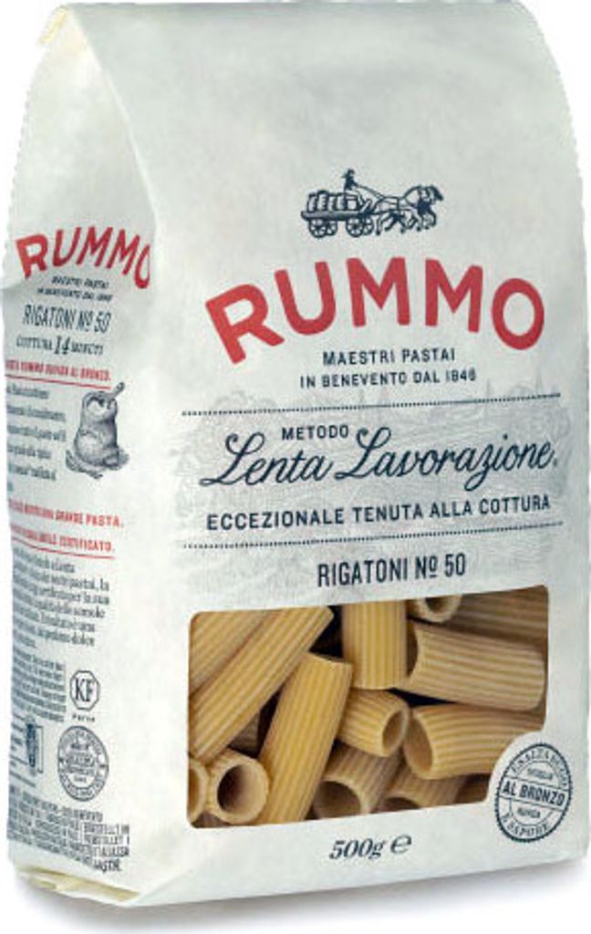 16x Rummo Pasta Rigatoni N.50 500g Produktbild 