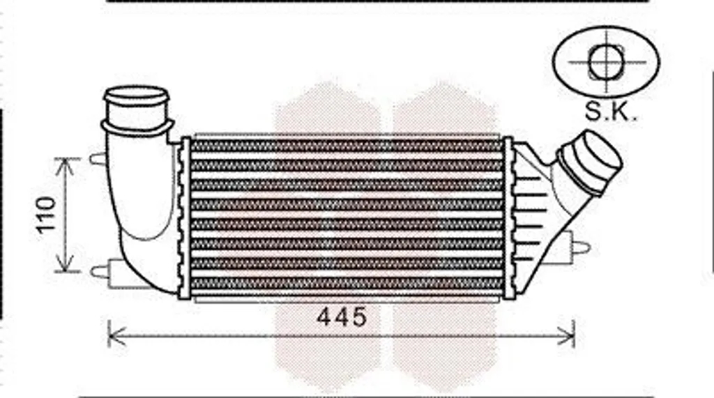 Intercooler FIAT Scudo pour restaurer le couple du moteur