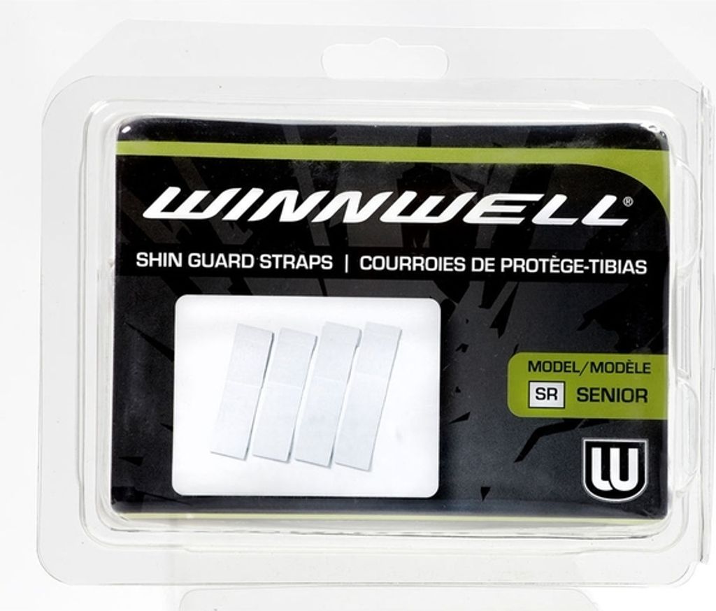 Winnwell Beinschutz Straps Klett 2' - Senior & Junior, Größe:Junior
