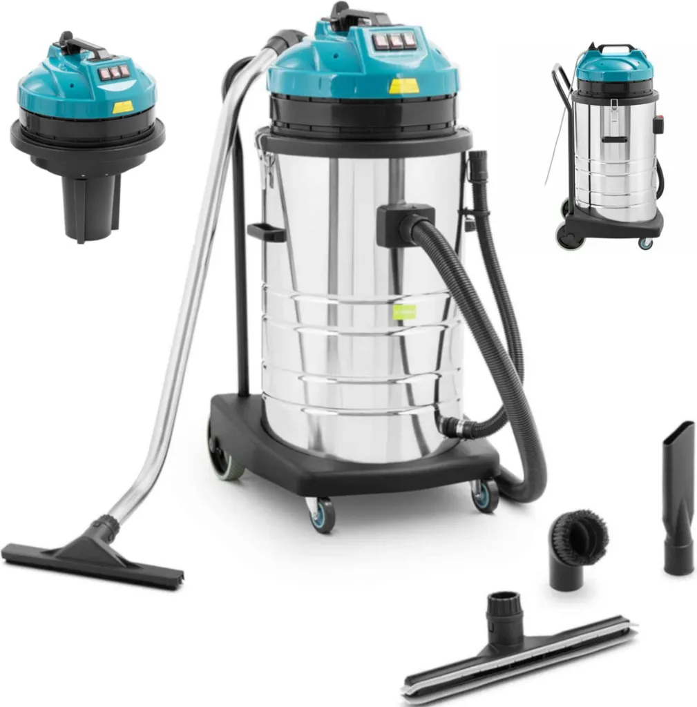 Aspirateur chantier eau et poussière grande capacité pour rénovation