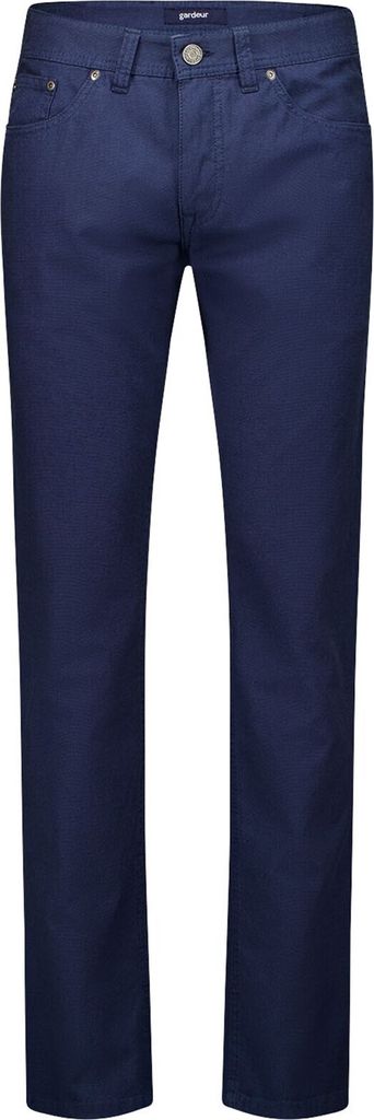 Gardeur marineblaue 5-Pocket Baumwolle Slim Fit